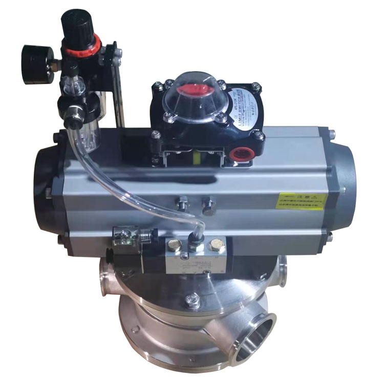 快装三通换向阀